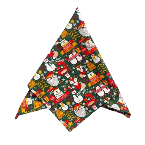 Guardanapos - Natal verde