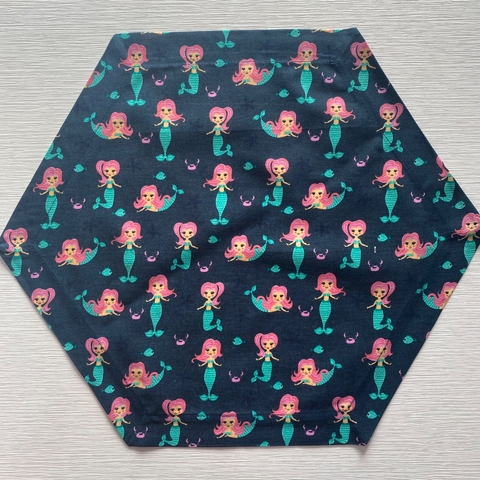 Coleção geométrica - lugar americano sereia azul