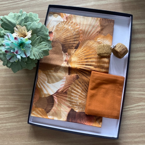 6 lugares americanos impermeável - Conchas