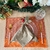 kit com 6 lugares americanos dupla face natal laranja - comprar online