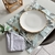 Conjunto 16 peças (8 LUGARES) - Floral azul bebê na internet