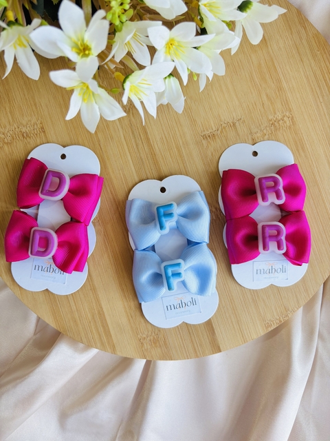 Parzinho Gravatinha duplo alfabeto - comprar online