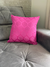 Capa para almofada colmeia pink