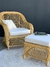 SILLON Y PUFF DE RATTAN