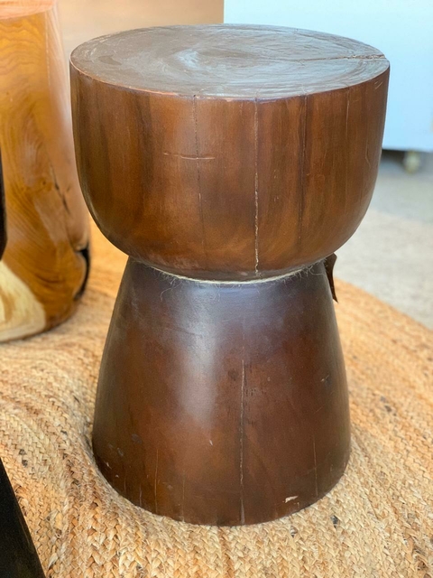 TOCHOS DE MADERA TEÑIDA COLOR ALGARROBO - comprar online
