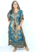 VESTIDO KAFTAN G LONGA ARABESCO - Indian House