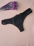 Calcinha Tanga Tule Preta Bicolor G - comprar online
