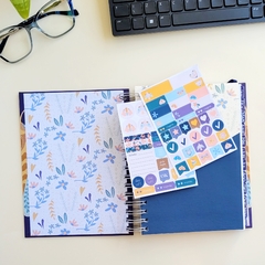 Planner 2025 (espiral) - Em Flor 02 - Por Memórias