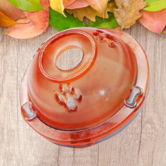 Brinquedo para cães Bola Adestradora Saturno Vermelha e Azul