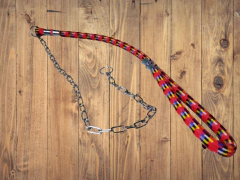 Enforcador Guia Unificada Corda com Elo 70cm 16mm 60cm Vermelho/Amarelo na internet