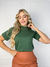 T-shirt Gola Alta - Verde Militar
