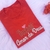 T-SHIRT VERMELHA - OUSADO AMOR DE DEUS