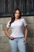 T-SHIRT BRANCA RIBANA CANELADA na internet