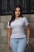 T-SHIRT BRANCA RIBANA CANELADA - comprar online