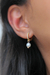Imagem do Argola Cravejada com Pérolas Alice Banhado a Ouro 18k