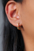Argola Torcida Aurora Banhado a Ouro 18k - comprar online