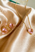 Conjunto Coração Chloé Banhado a Ouro 18k