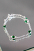 Pulseira Fabiana Zircônias Verdes Prata 925 - comprar online