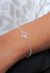 Pulseira Catarina Trevo Prata 925 Legítima - comprar online