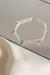 Pulseira Clarice Medalhas e Gotas Prata 925