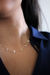 Colar Lara Zircônias Brancas Banhado a Ouro 18k - comprar online
