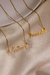 Colar Personalizado Nome Simples Banhado a Ouro 18k - Bermalina Jóias