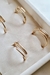 Anel Regulável Cravejado Banhado a Ouro 18k - comprar online