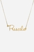 Colar Personalizado Nome Simples Banhado a Ouro 18k - comprar online