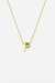 Colar Letra Lisa Banhado a Ouro 18k - comprar online