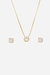 Conjunto Yasmim Ponto de Luz Zircônia Banhado a Ouro 18k - comprar online