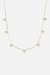 Colar Lara Zircônias Brancas Banhado a Ouro 18k - comprar online