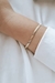 Pulseira Malha Fita Lavinia 3 mm Banhado a Ouro 18k - comprar online