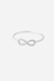Anel Infinito Pontilhado Prata 925 - comprar online