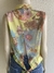 Blusa Farm Flores de Amarrar nas Costas - Seminova, Tamanho P - loja online