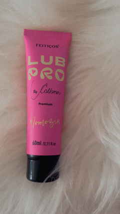 LUBPRO MOMOZIN LUBRIFICANTE SABOR MORANGO COM CHANTILLY BY CALIANER 60ML FEITIÇOS AROMÁTICOS