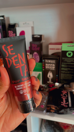 SEDENTA POR SEXO GEL COMESTÍVEL COM GLITTER 50G PEPPER BLEND