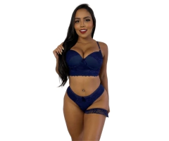 Imagem do CONJUNTO COM BOJO CALCINHA FIO DUPLO COM PERSEX