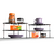 Kit Organizador de Canto Armário 2 Unid Cozinha Prateleiras