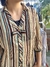 Camisa listrada marrom - Frenétikah