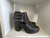 BOTAS NEGRAS CON EVILLAS FOREVER 21 TALLE 37