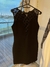 VESTIDO NEGRO CON LUNARES GINEBRA - TALLE 1