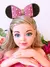 Tiara Infantil Minnie Rosa e Preta com Pérolas Strass Tule na internet
