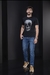 camiseta sallo caveira com detalhes - loja online