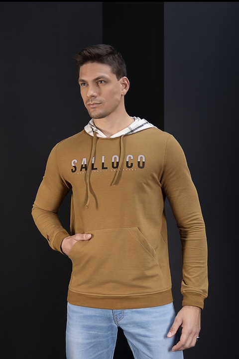casaco moletom sallo com capuz slo