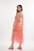 vestido solto midi estampado - comprar online