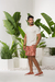 camiseta linho regular listrada