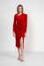vestido justo midi