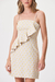 Vestido justo curto linho - comprar online