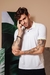 camisa gola polo com detalhes verde na internet
