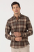 Camisa xadrez marrom